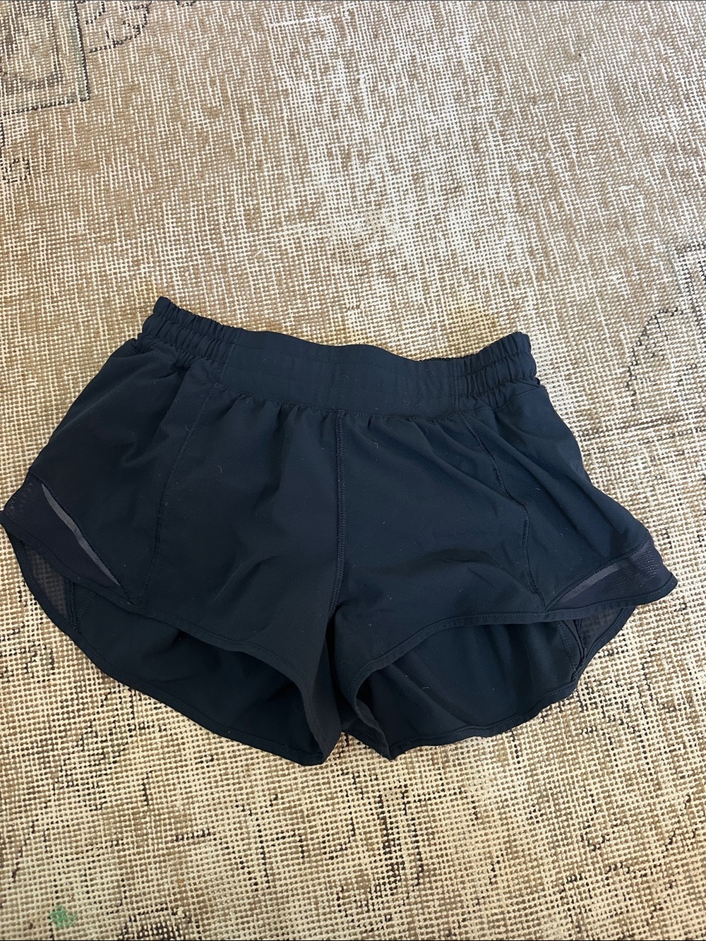 Navy lululemon Hotty Hot shorts